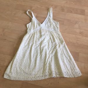 charlotte russe cream colored dress